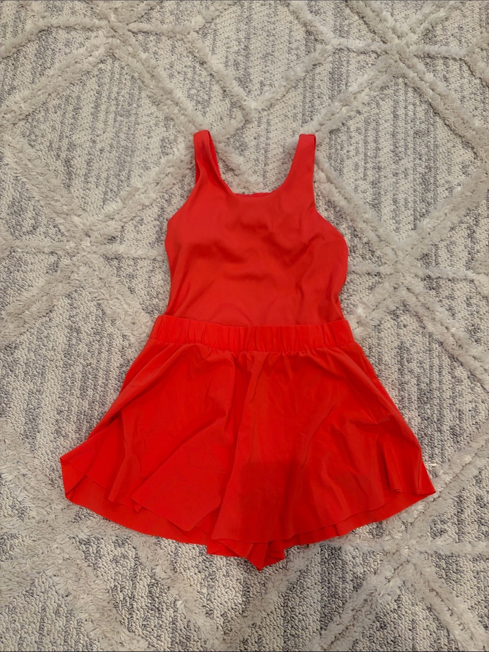 DSG Bright Red Girls Skort Romper